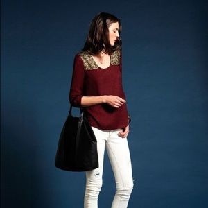 Jackson Sequined Blouse in Size 34